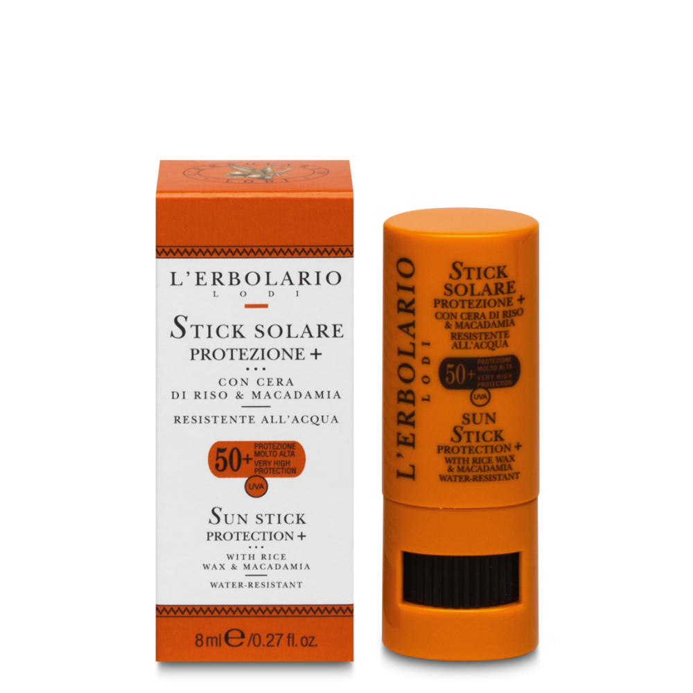 SPF 50+ Tyčinka na opaľovanie na tvár a dekolt  8 ml