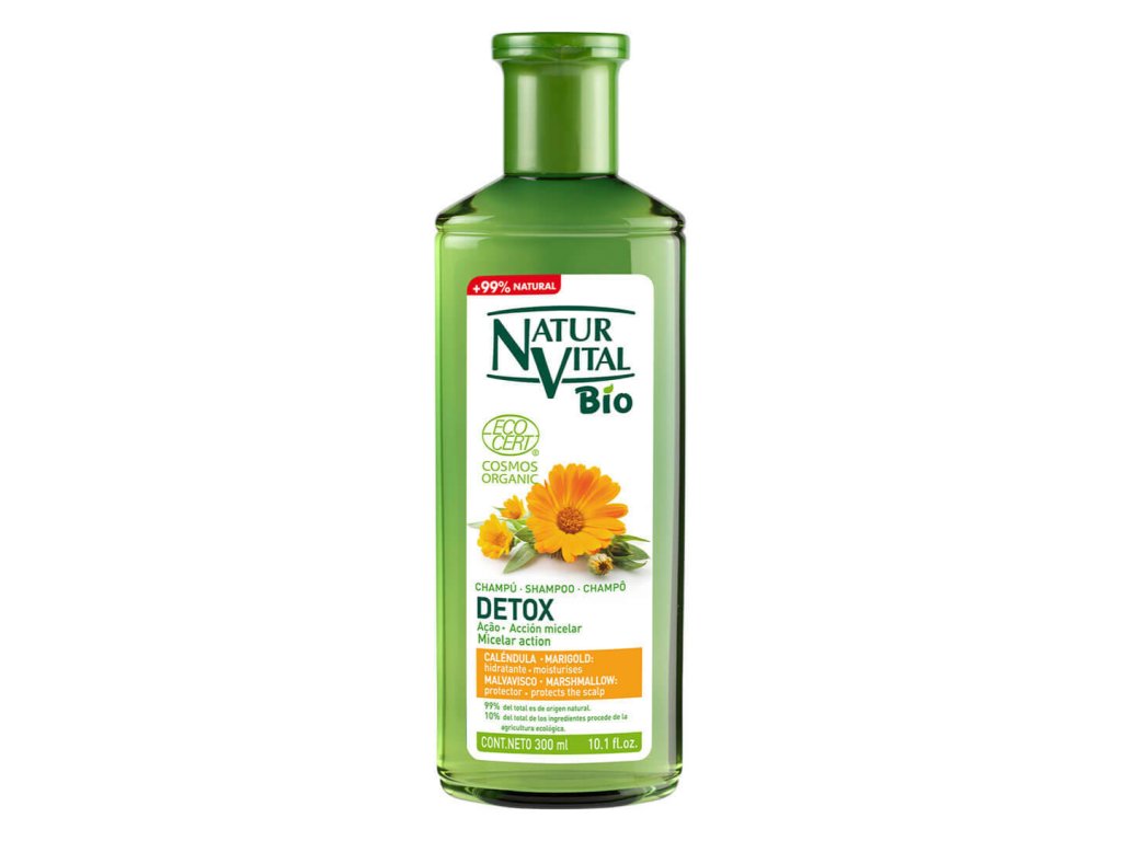 Natur Vital Detoxikačný BIO šampón s nechtíkom, VEGAN300ml