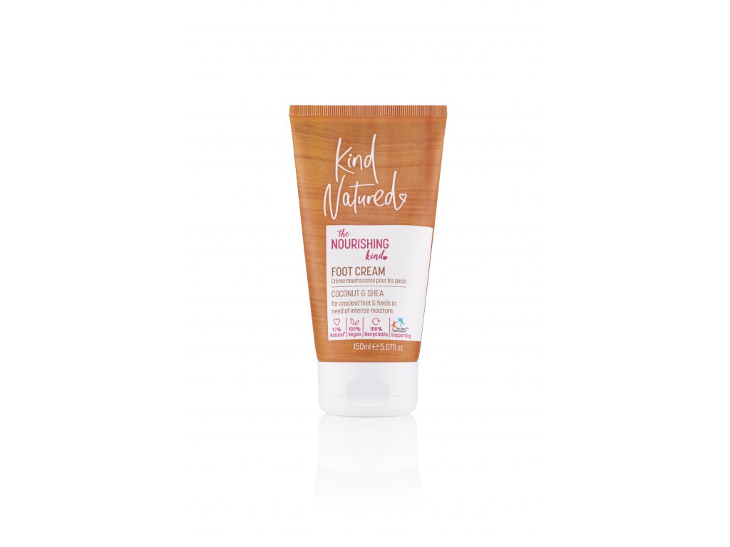 KIND NATURED Krém na nohy Kokos a Bambucké maslo 150 ml