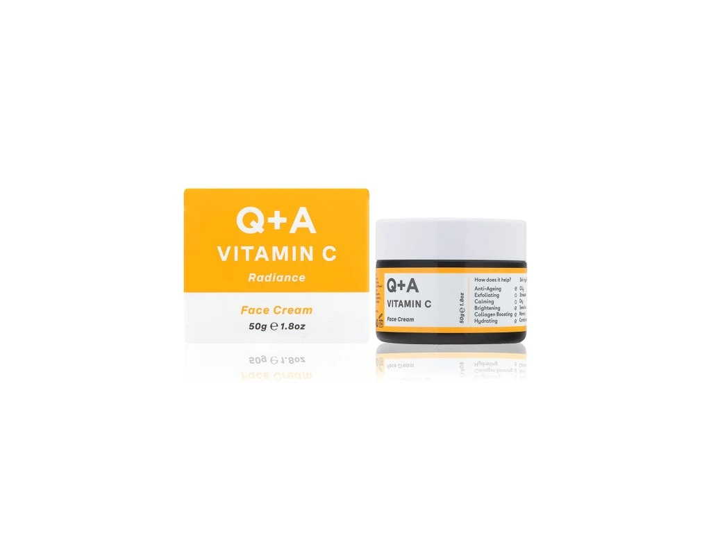 Q+A Vitamín C Rozjasňujúci pleťový krém, 50 g