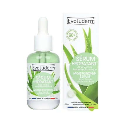 Hydratačné pleťové sérum s Aloe Vera a Kyselinou hyaluronovou, 30 ml