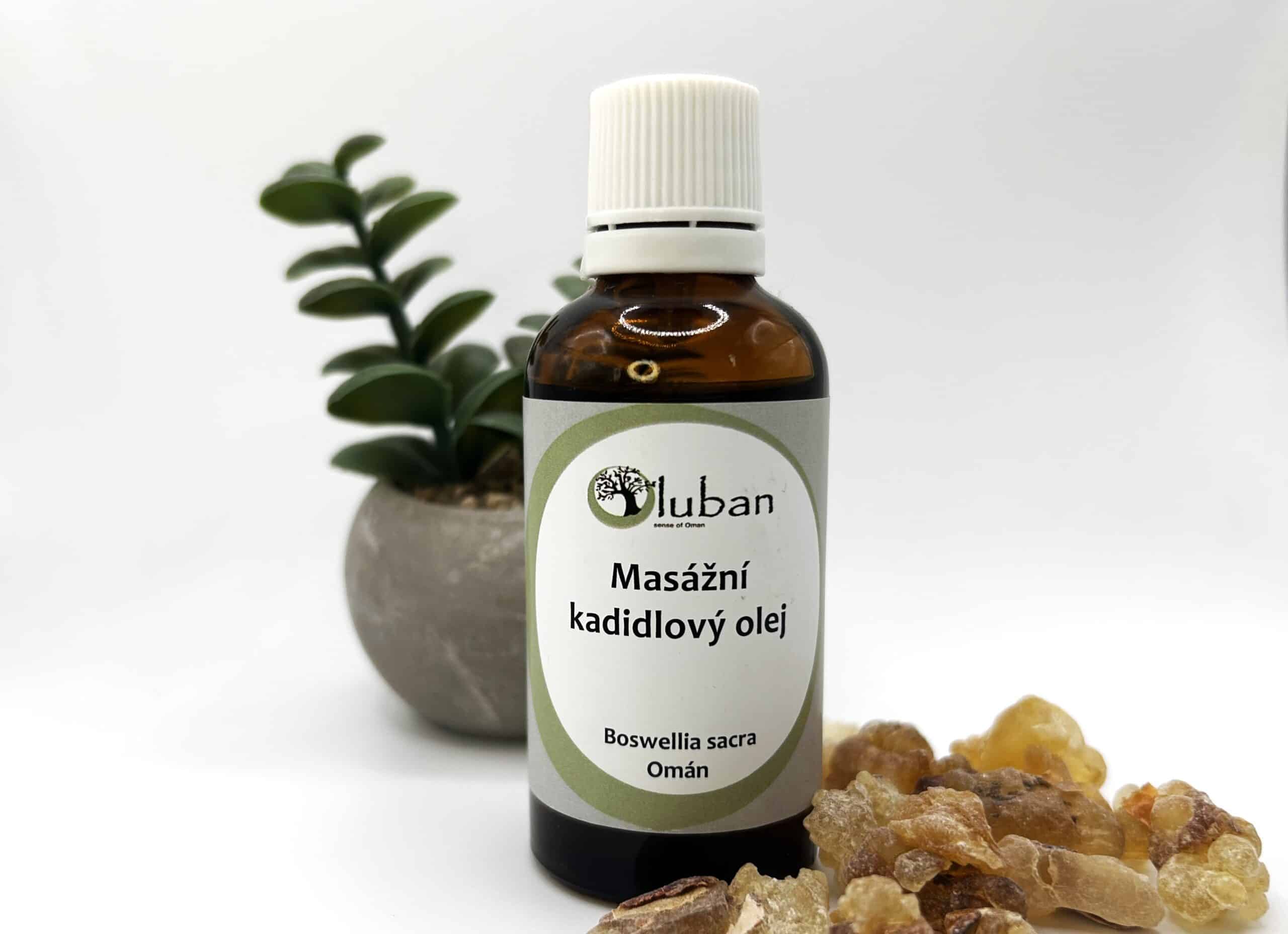 Kadidlový Masážny olej  na svaly a kĺby LUBAN , 50 ml