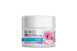 ROSES RETINOL HERO Krém na tvár a dekolt kyselina hyaluronová a retinol  40+