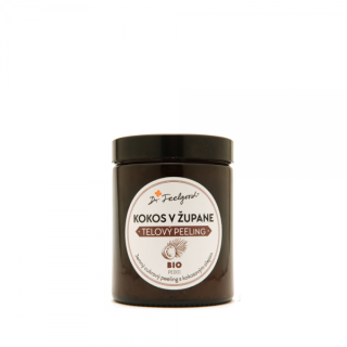 BIO Telový peeling Kokos v župane, 180 ml
